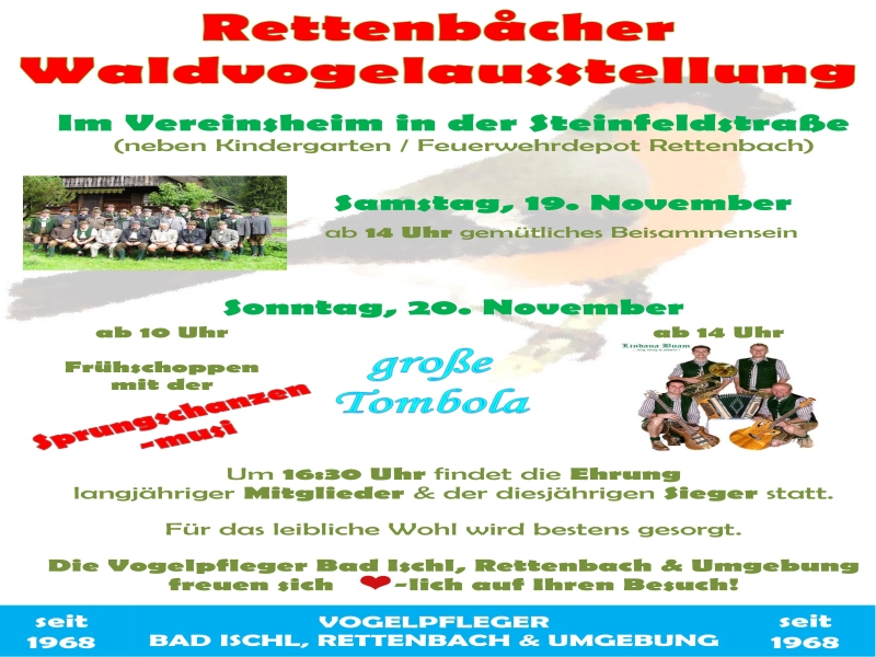 Motivbild der Seite: Rettenbåcher Waldvogelausstellung